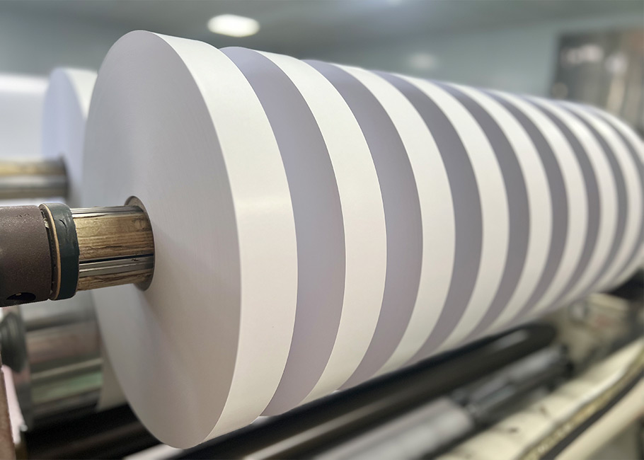 White Laminated Paper Roll